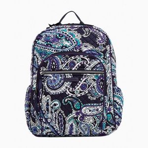 Vera Bradley Campus Backpack in Deep Night Paisley